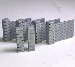 Concrete Block Wall straight sections